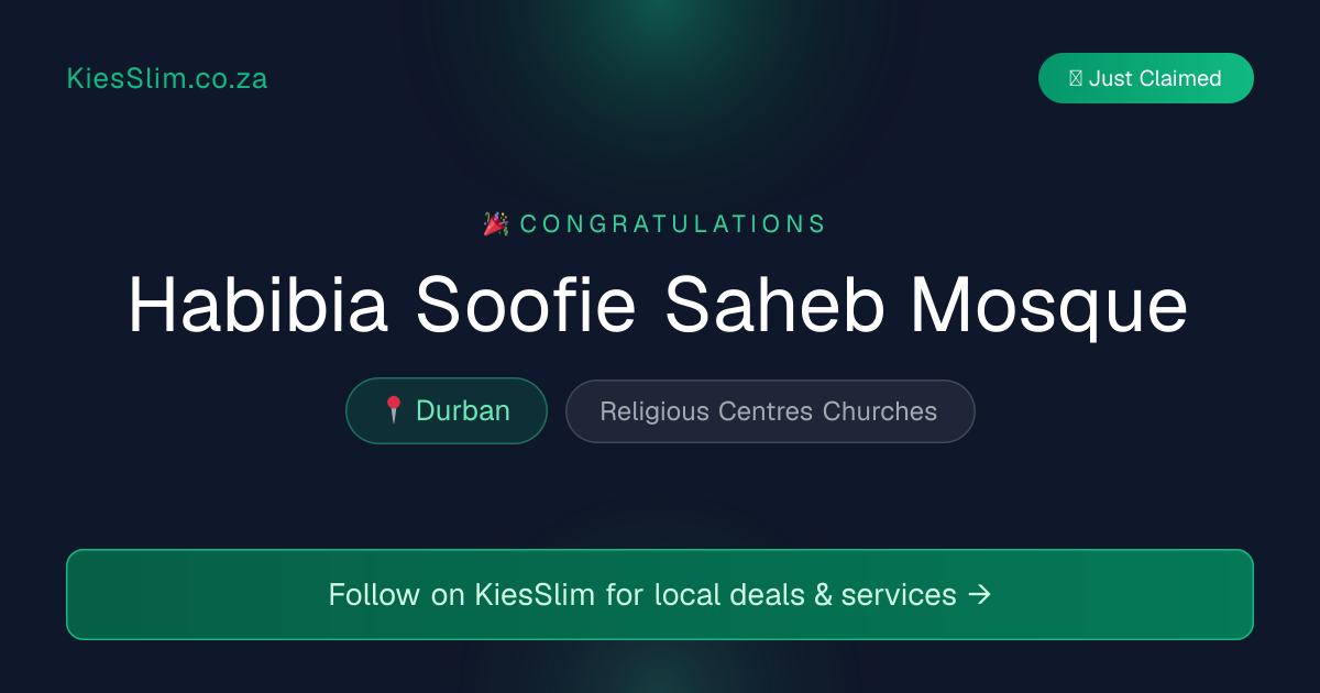 Habibia Soofie Saheb Mosque