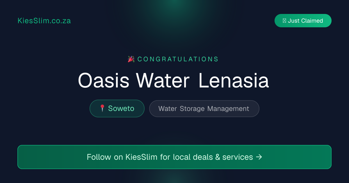 Oasis Water Lenasia