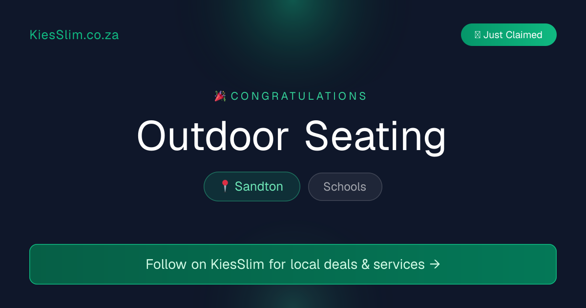 Outdoor Seating