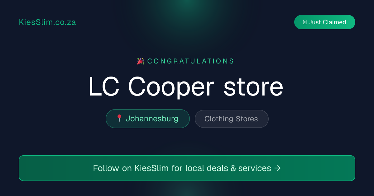 LC Cooper store
