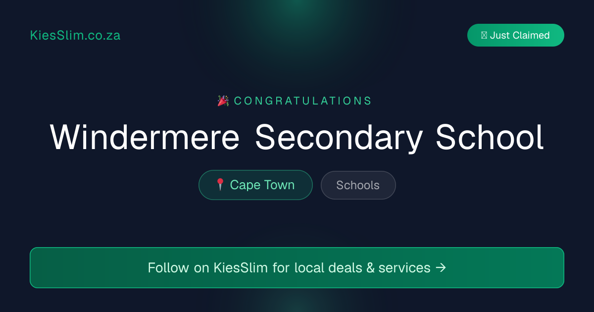 Windermere Secondary School