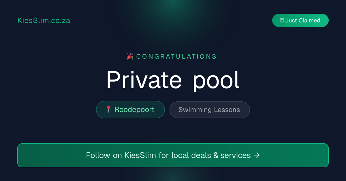 Private pool