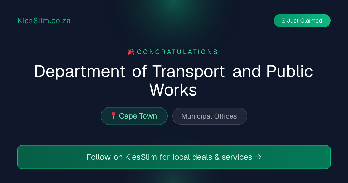 Department of Transport and Public Works