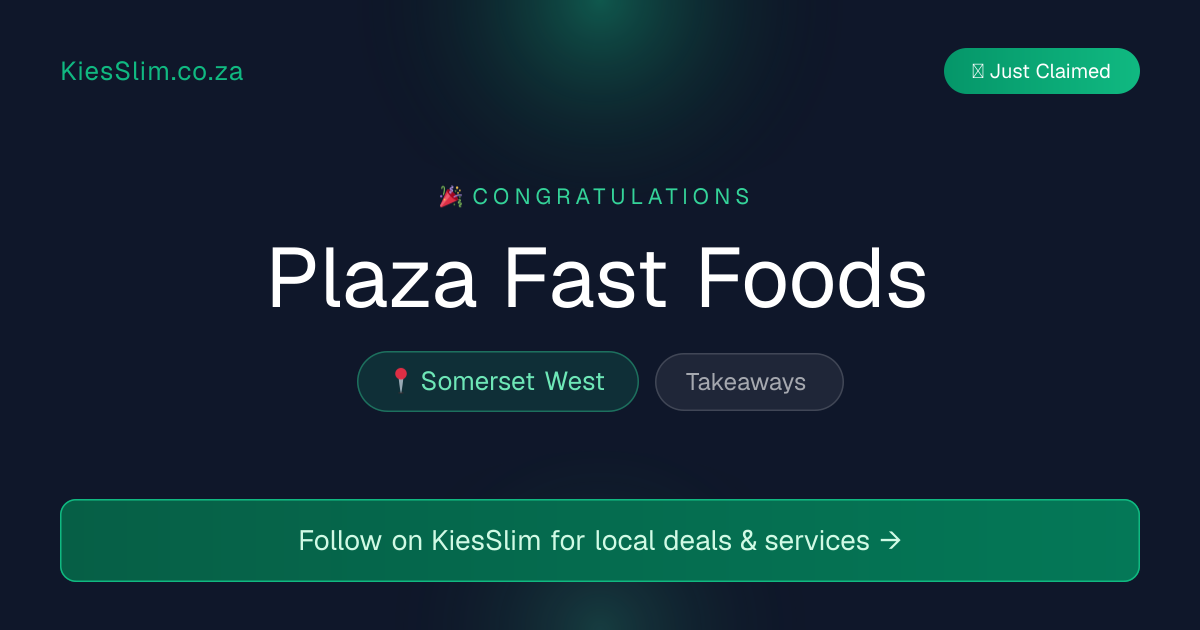 Plaza Fast Foods