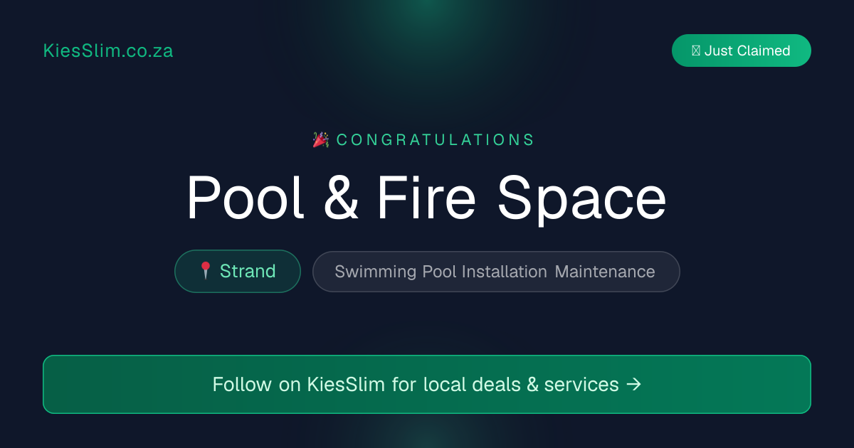 Pool & Fire Space