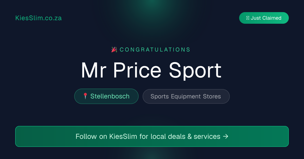 Mr Price Sport