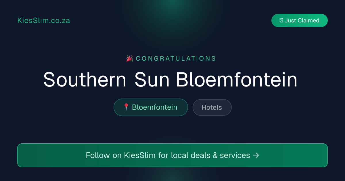 Southern Sun Bloemfontein