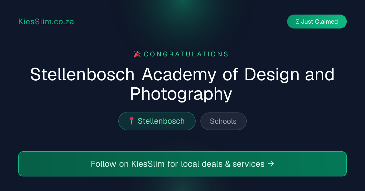 Stellenbosch Academy of Design and Photography