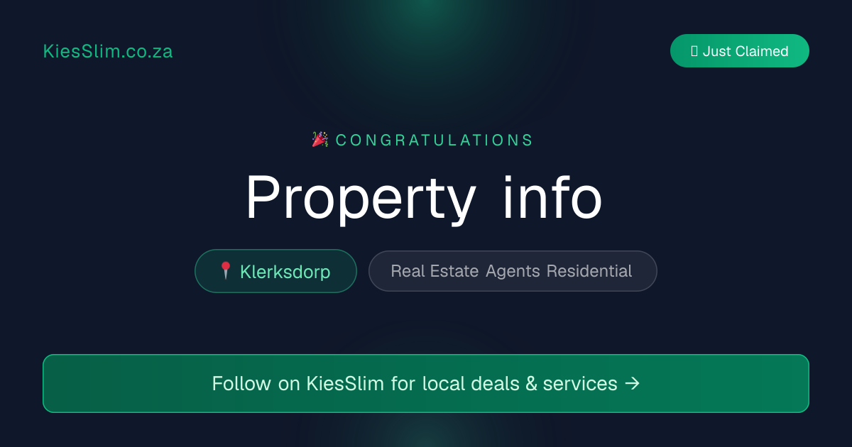 Property info