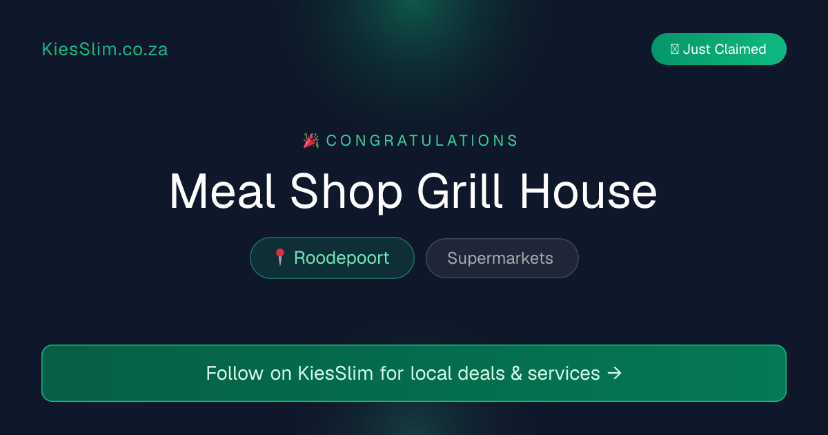 Meal Shop Grill House