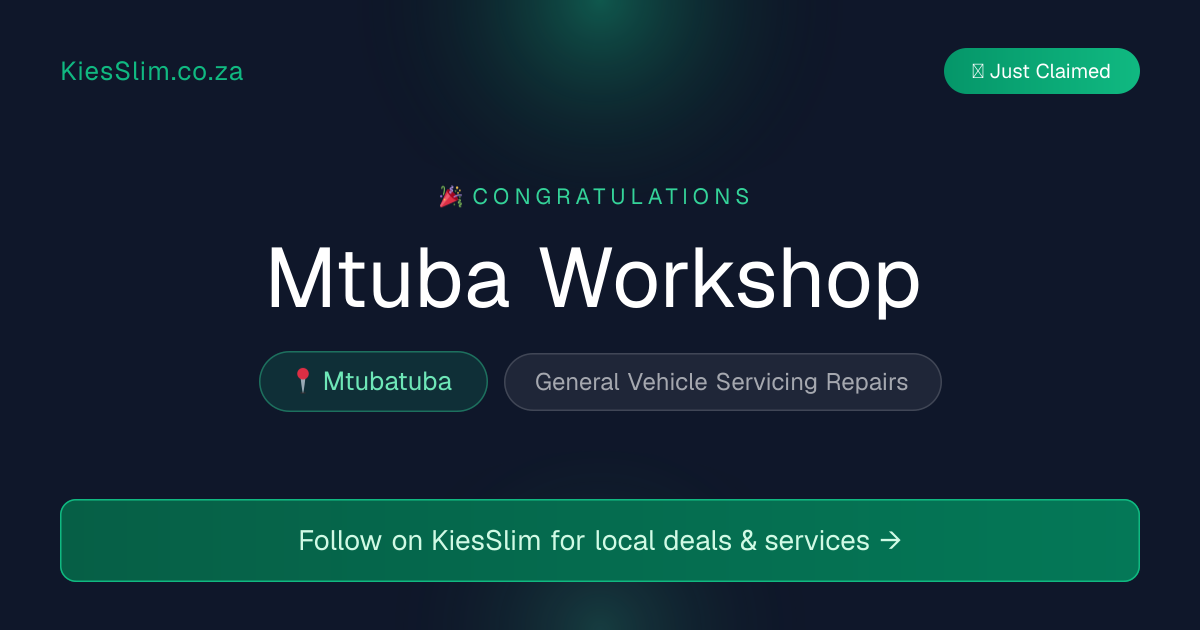 Mtuba Workshop