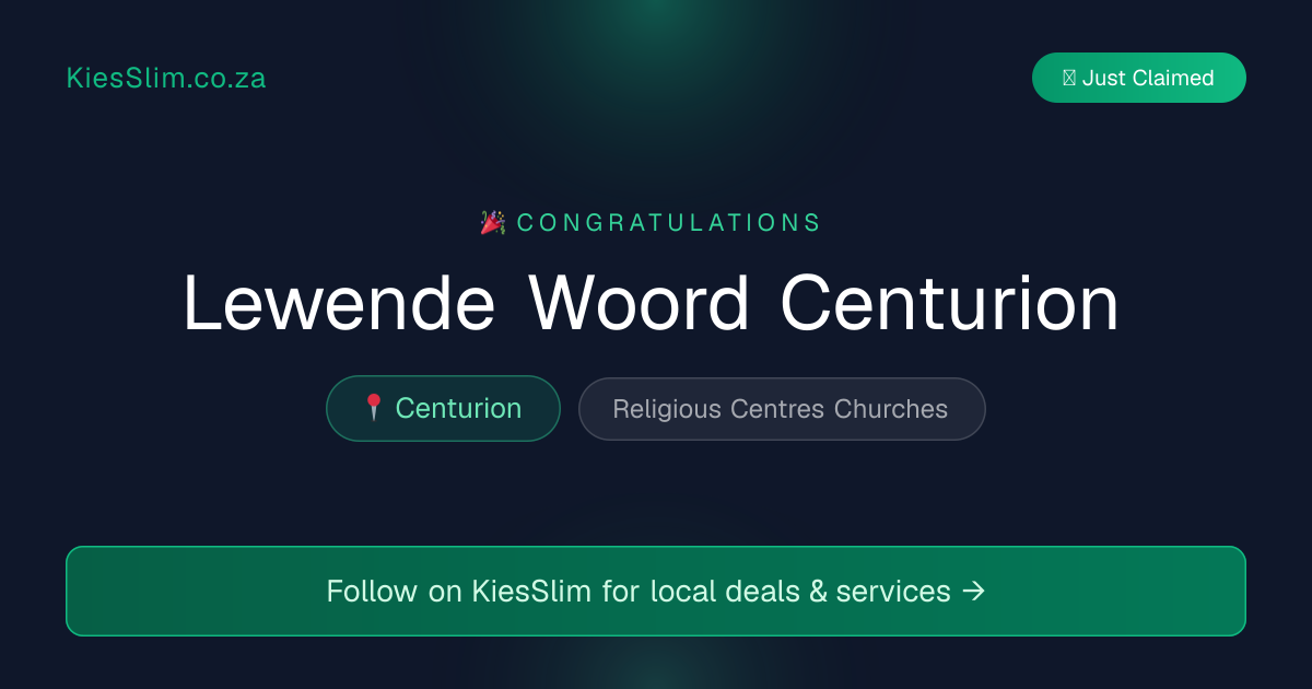 Lewende Woord Centurion