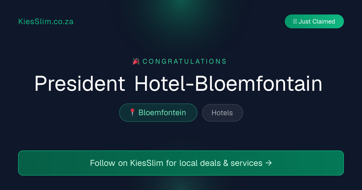 President Hotel-Bloemfontain