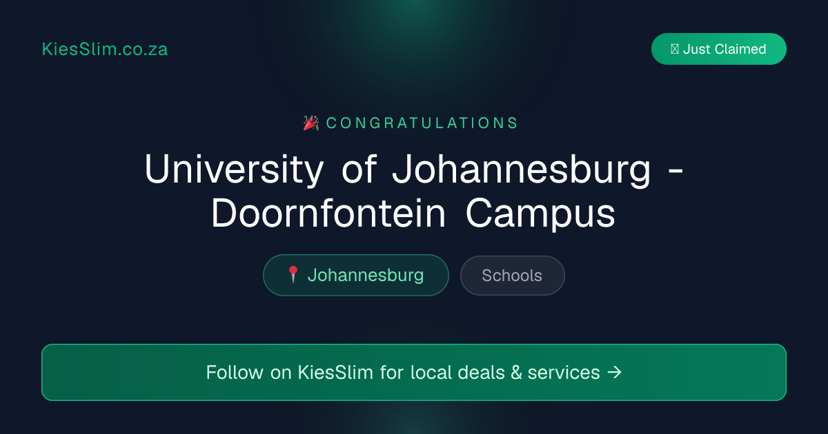 University of Johannesburg - Doornfontein Campus