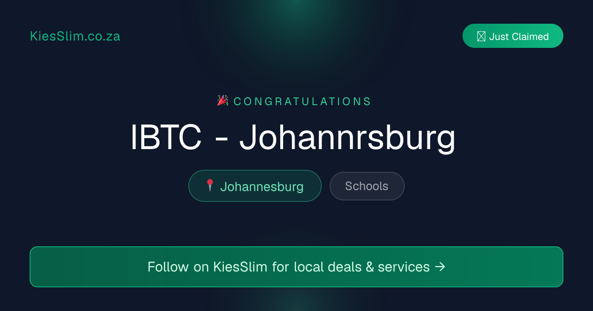 IBTC - Johannrsburg