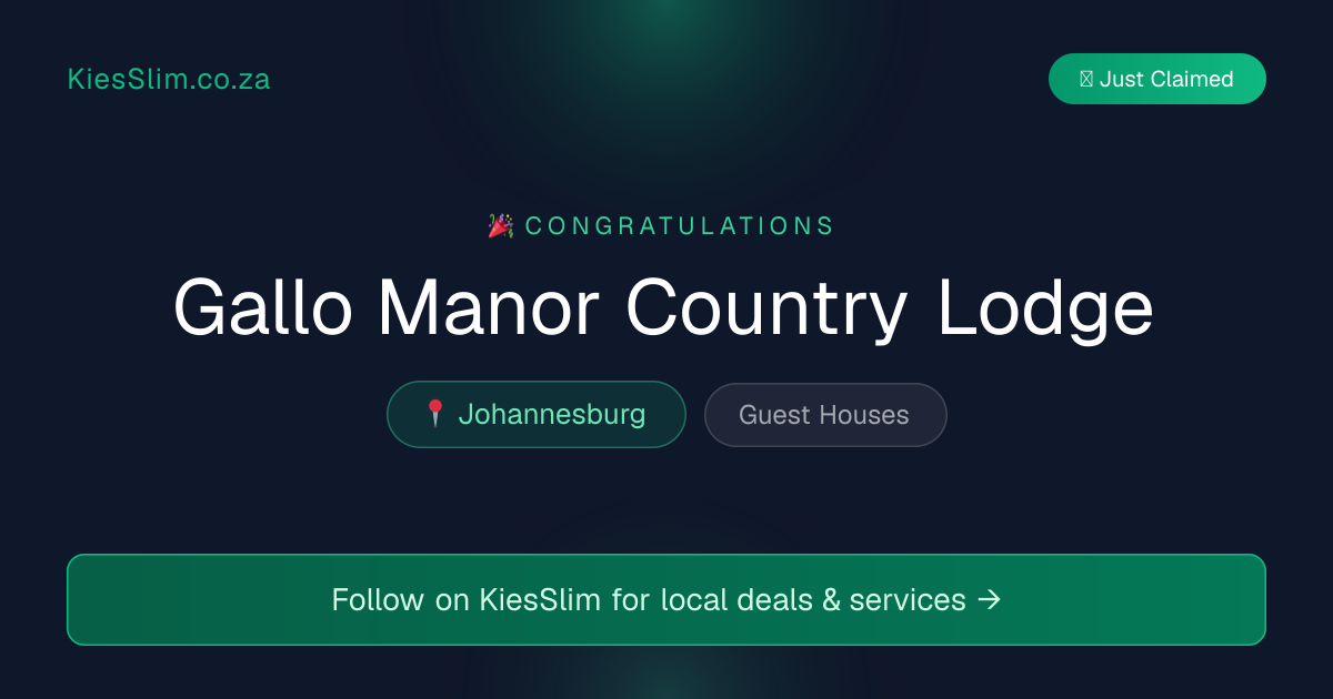 Gallo Manor Country Lodge