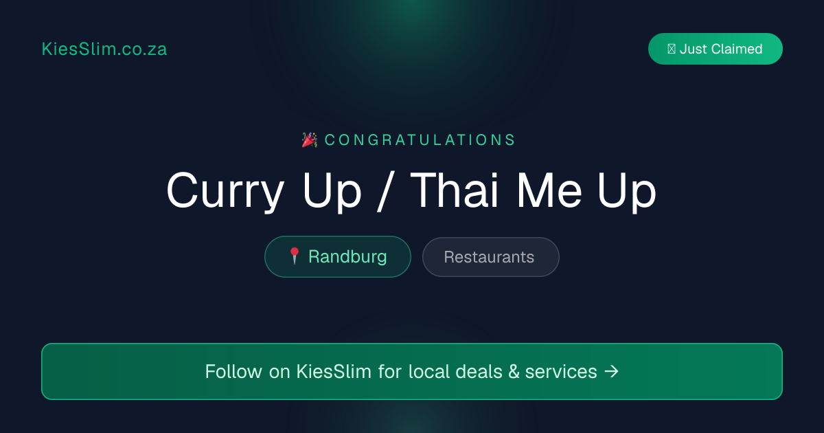 Curry Up / Thai Me Up