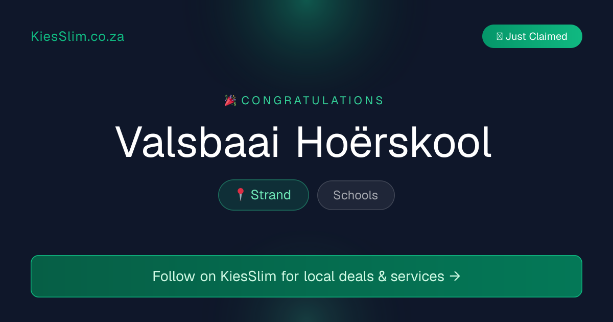 Valsbaai Hoërskool