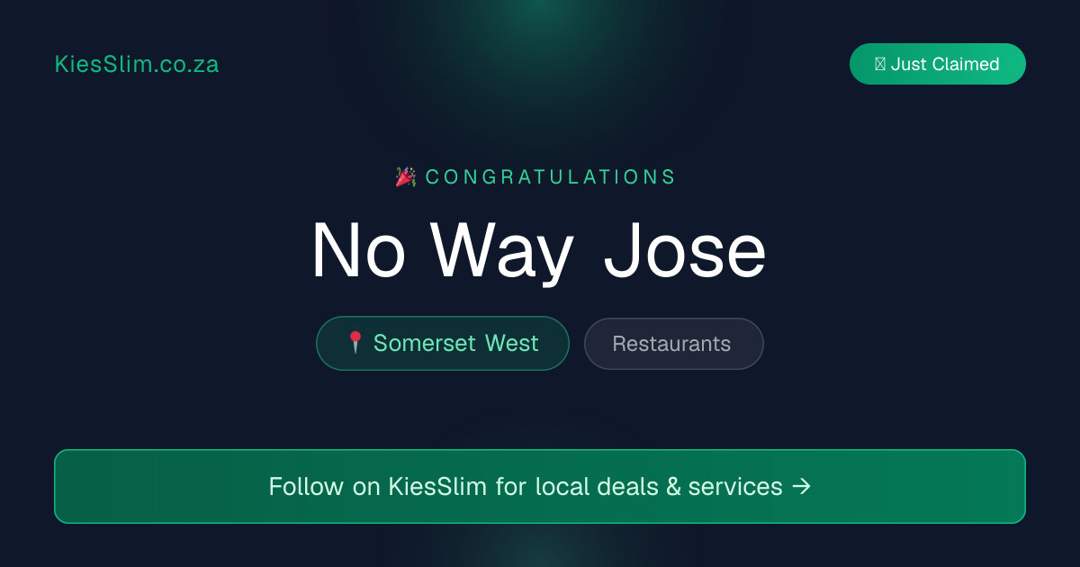 No Way Jose