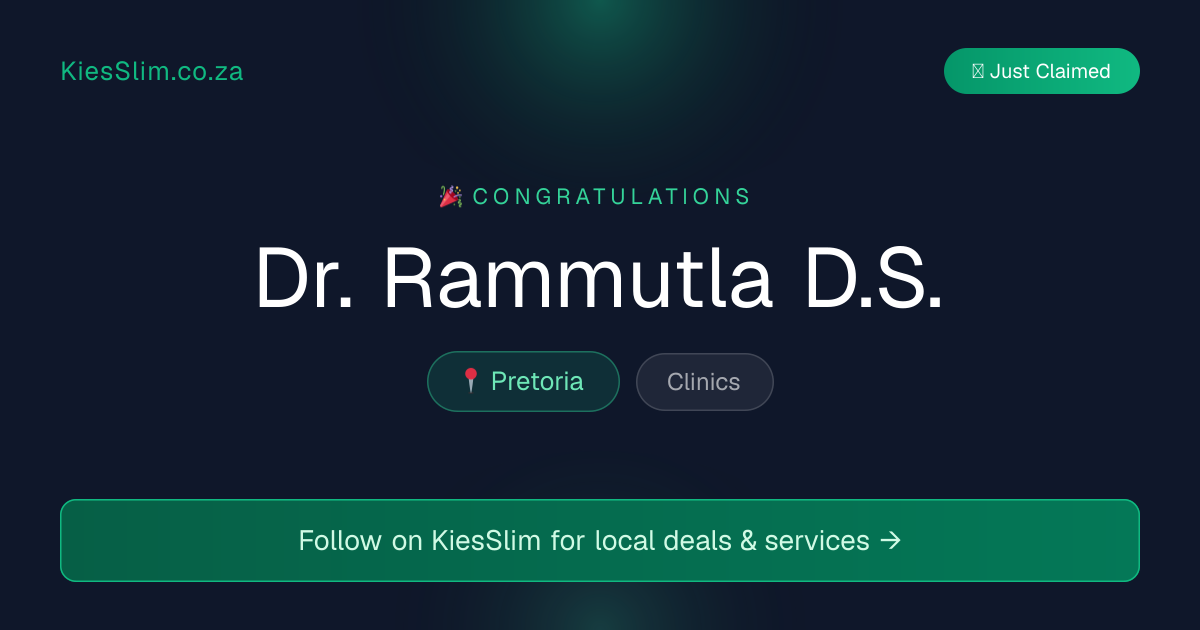 Dr. Rammutla D.S.