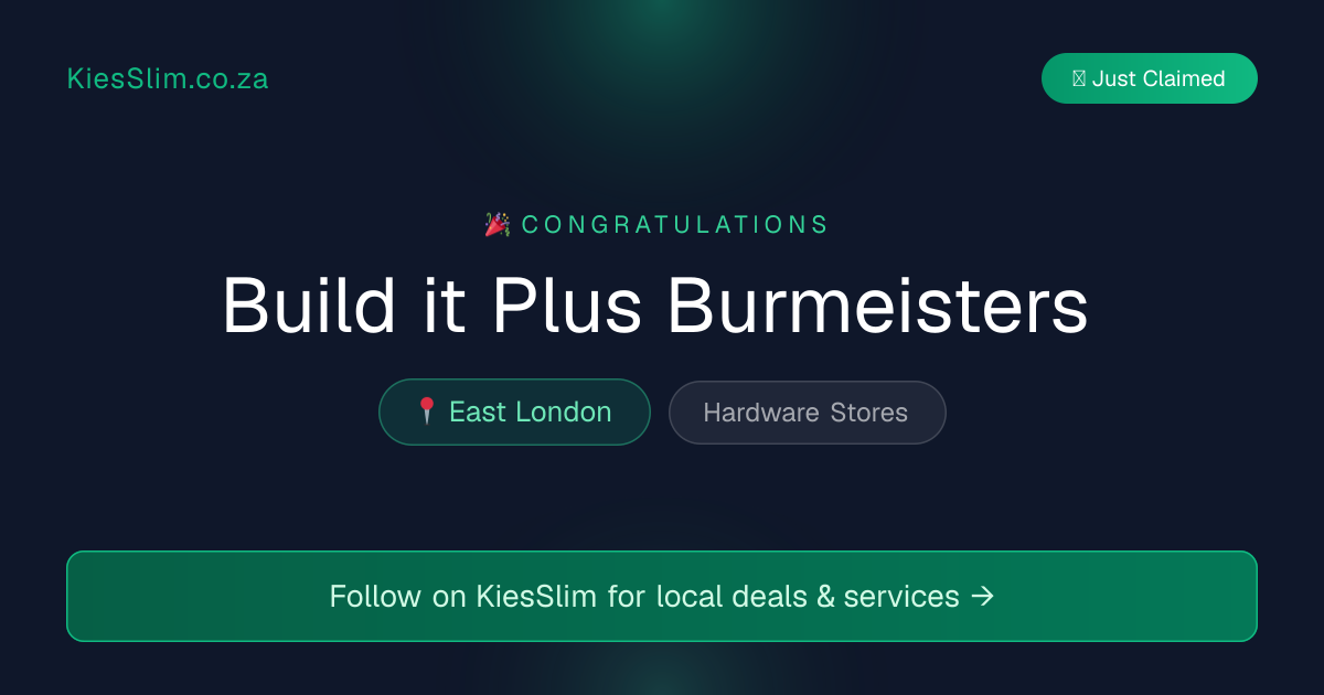 Build it Plus Burmeisters