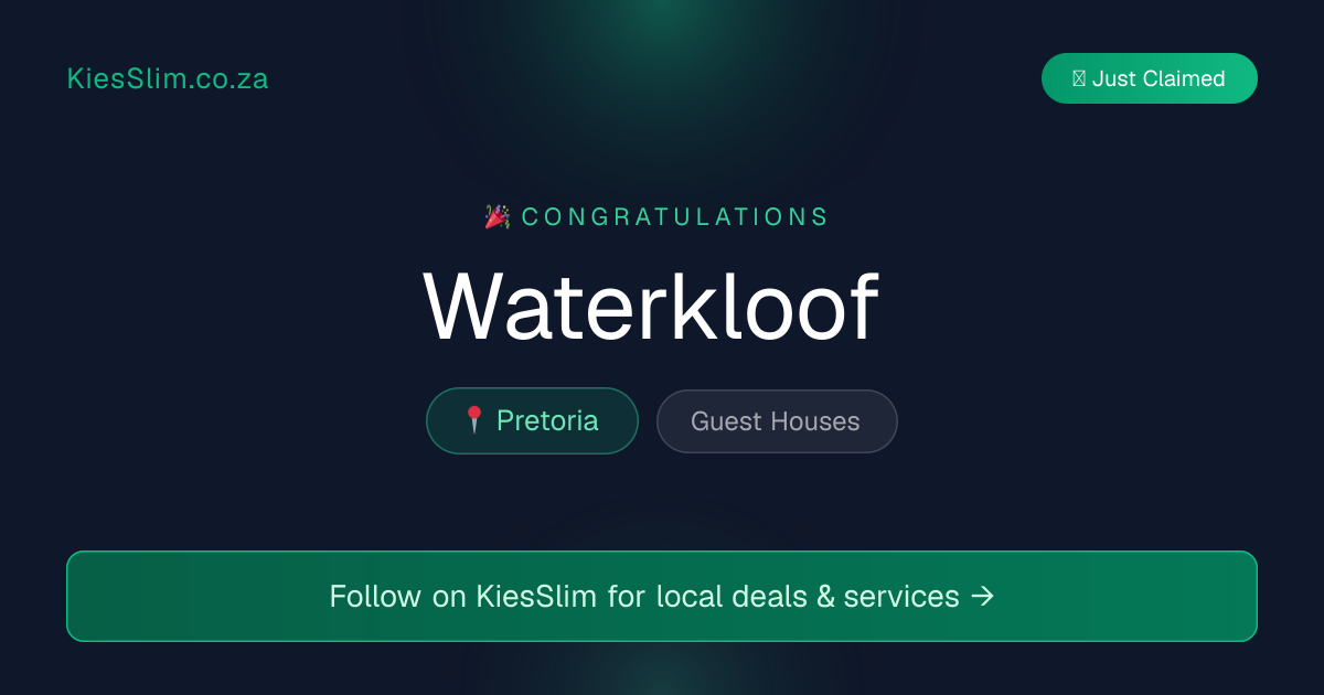 Waterkloof