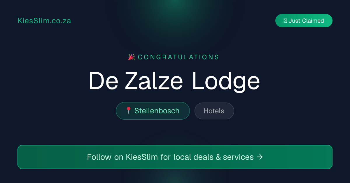De Zalze Lodge