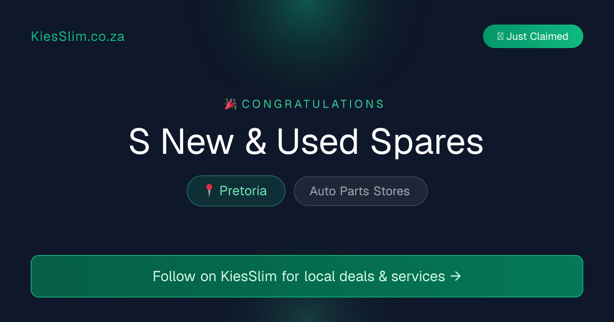 S New & Used Spares