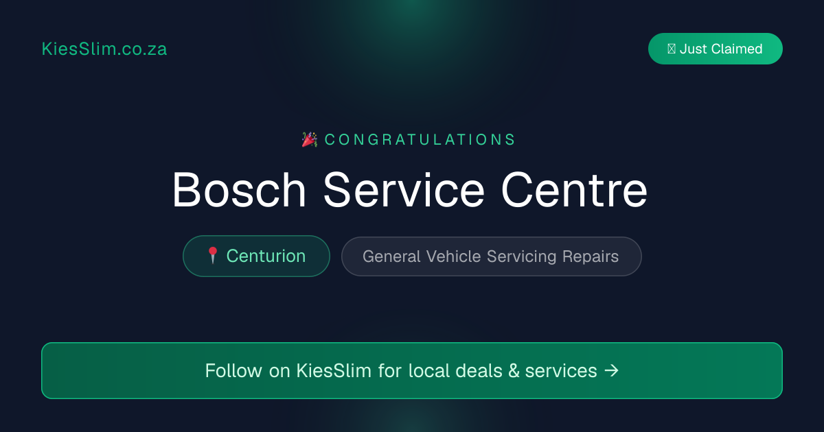 Bosch Service Centre