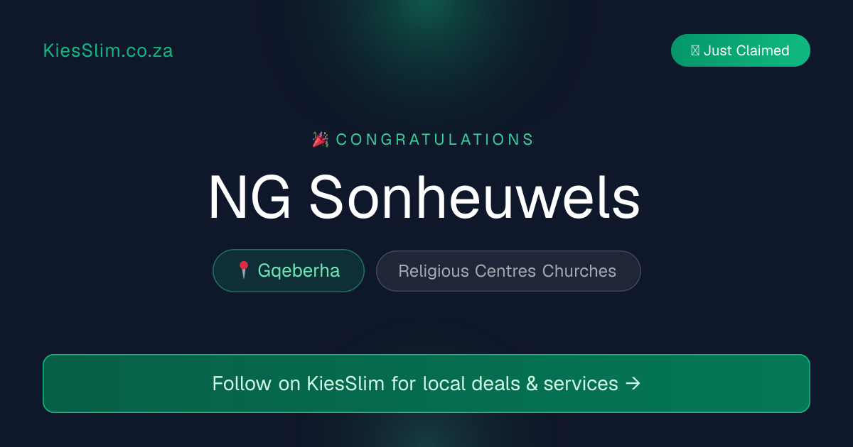 NG Sonheuwels