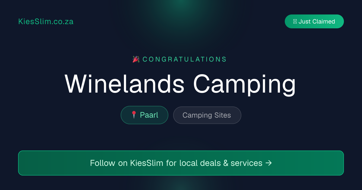 Winelands Camping
