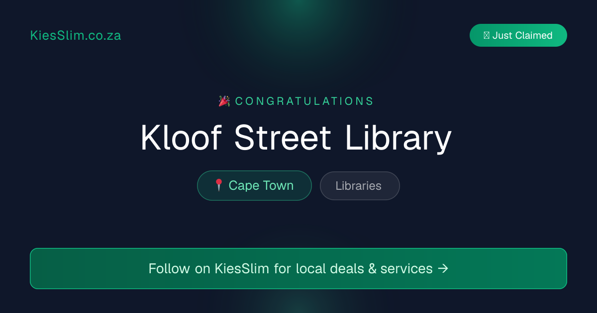 Kloof Street Library