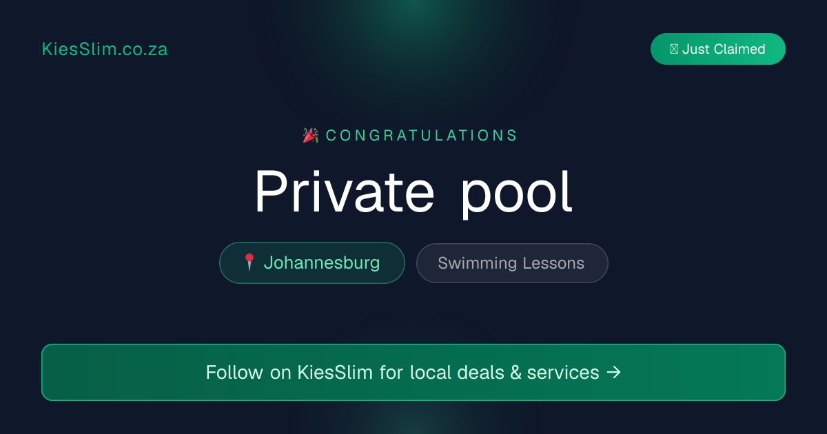 Private pool