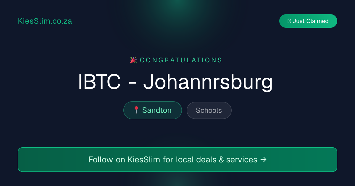 IBTC - Johannrsburg