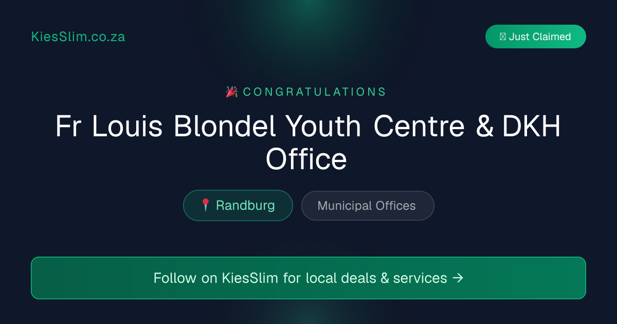 Fr Louis Blondel Youth Centre & DKH Office