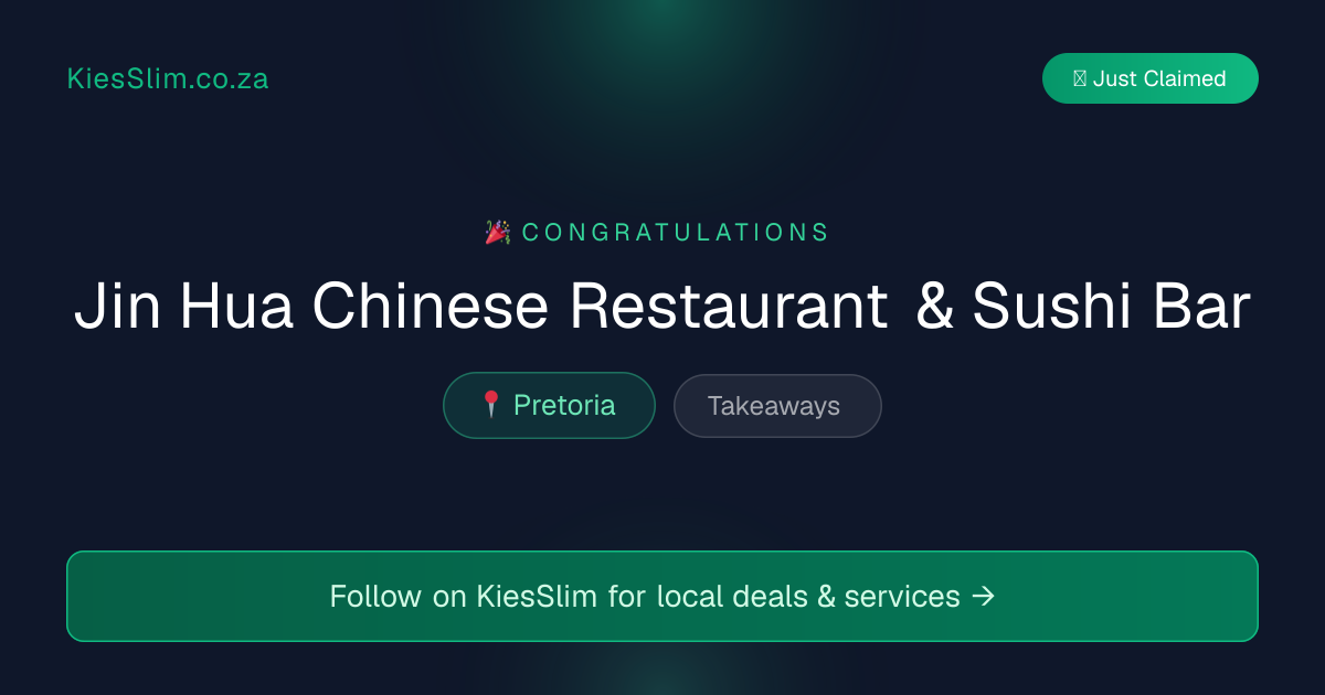 Jin Hua Chinese Restaurant & Sushi Bar