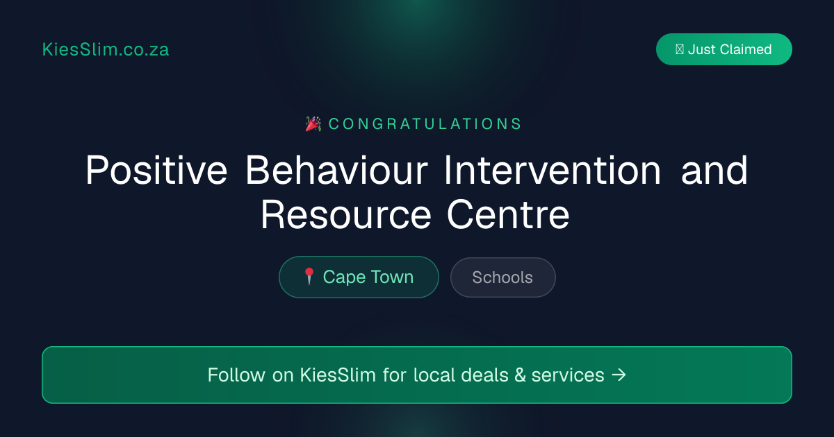 Positive Behaviour Intervention and Resource Centre