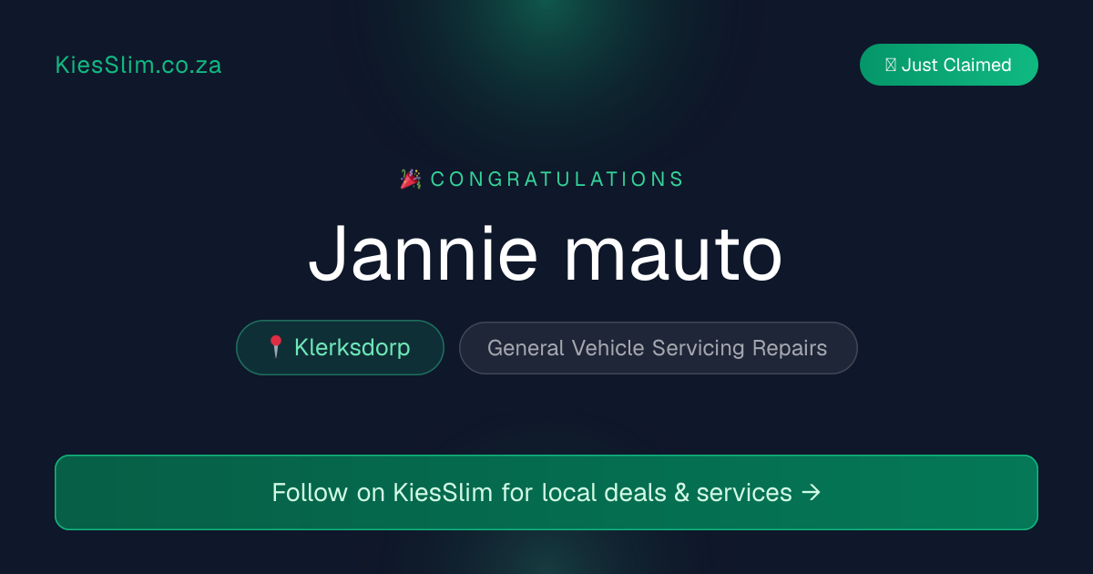 Jannie mauto