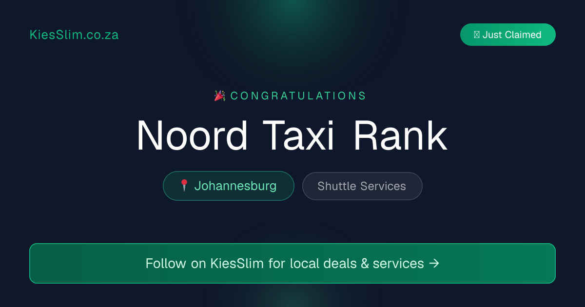 Noord Taxi Rank