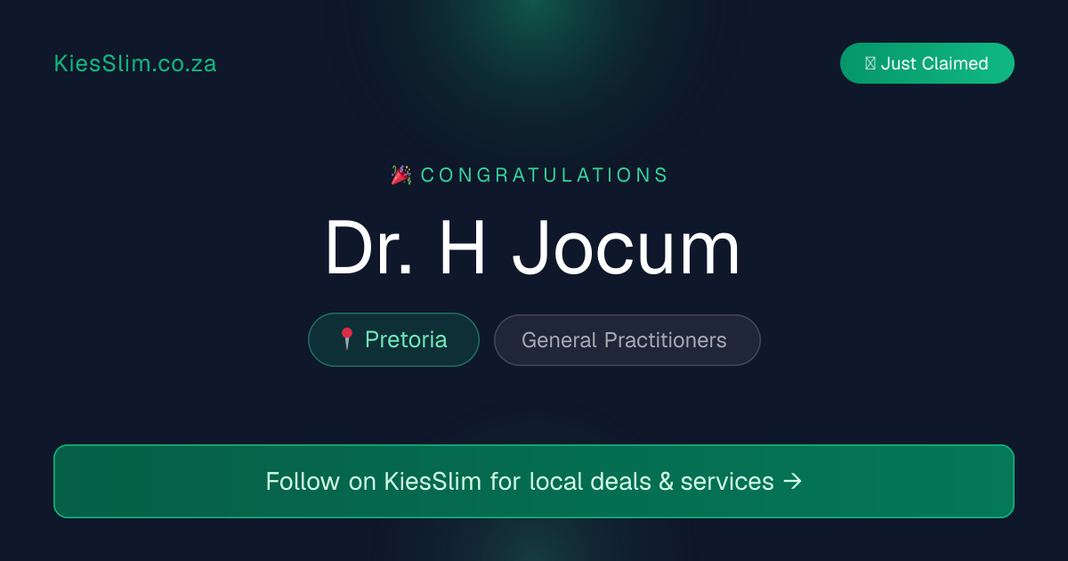 Dr. H Jocum