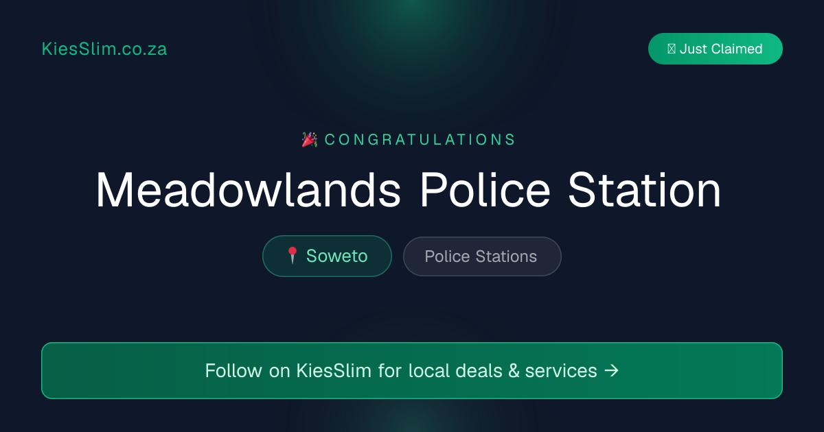 Meadowlands Police Station