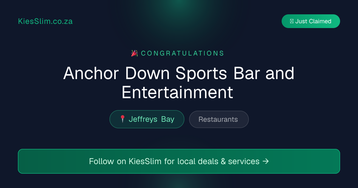 Anchor Down Sports Bar and Entertainment