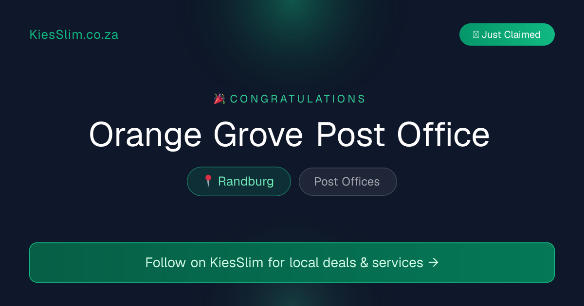 Orange Grove Post Office