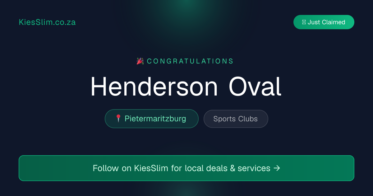 Henderson Oval