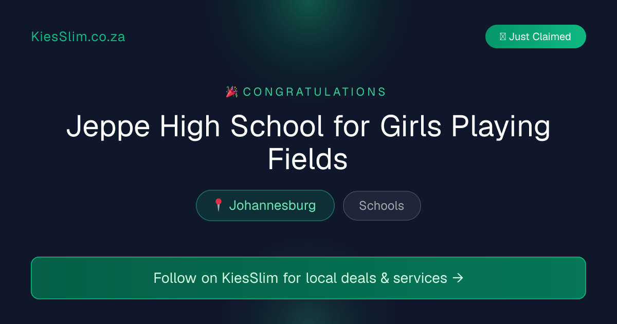 Jeppe High School for Girls Playing Fields