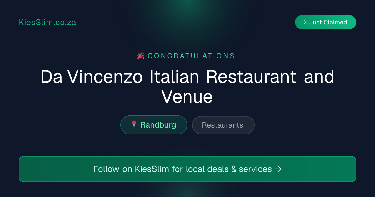 Da Vincenzo Italian Restaurant and Venue