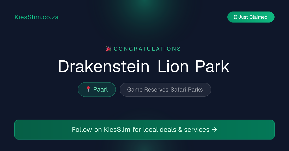 Drakenstein Lion Park