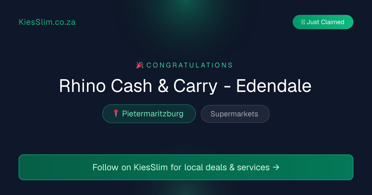 Rhino Cash & Carry - Edendale