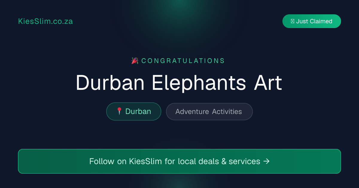 Durban Elephants Art