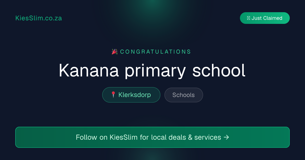 Kanana primary school